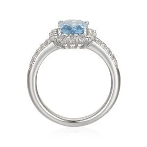 Aquamarine Bridal Ring